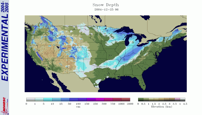 Illustration for article titled Will Your City See Snow on December 25th?